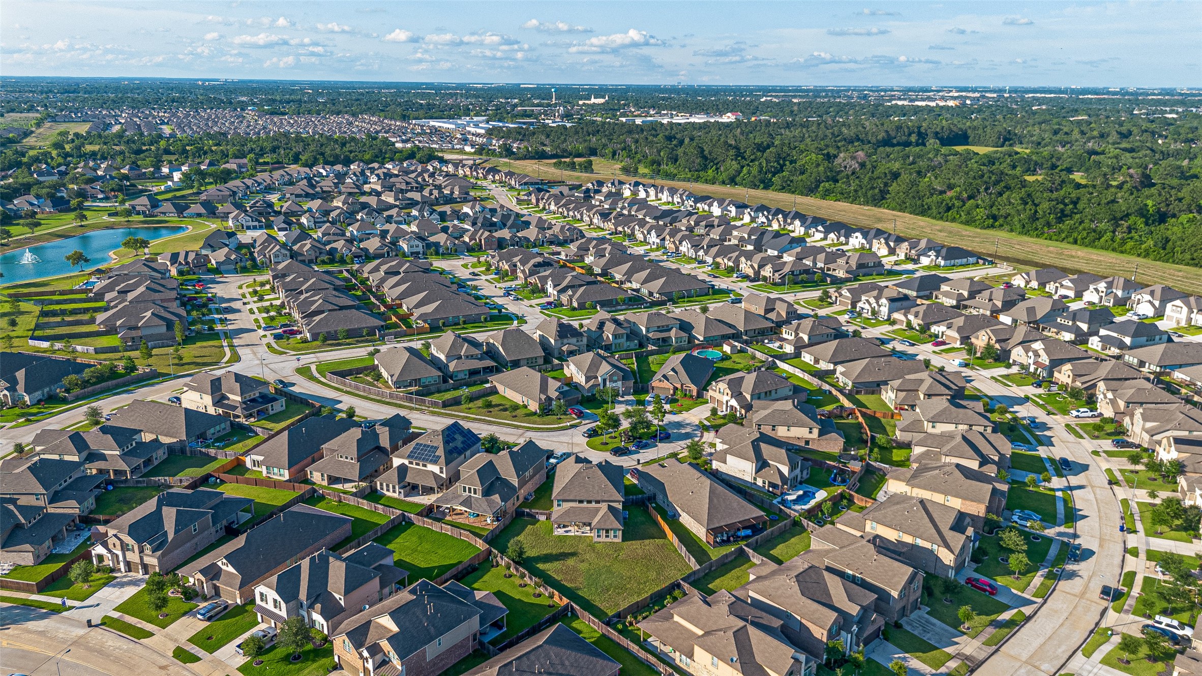 4507 Shallow Hill Court Houston, TX 77084 - Photo 44 of 50 an aerial view of multiple house