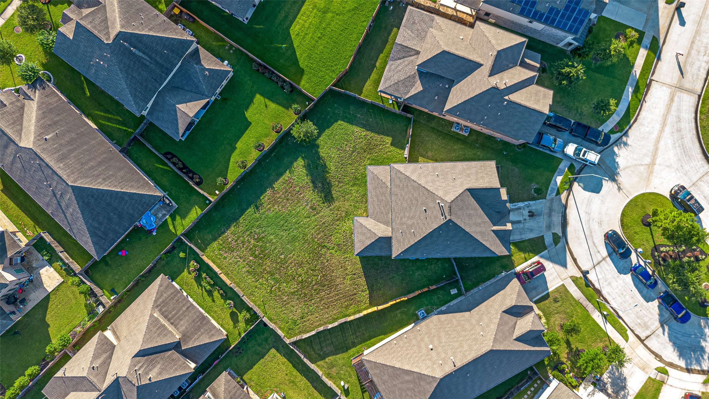 4507 Shallow Hill Court Houston, TX 77084 - Photo 46 of 50 an aerial view of house with yard
