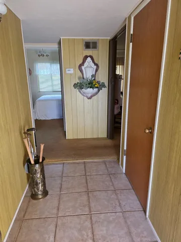 a view of entryway with a flower pot and a window