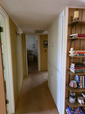 a view of closet area