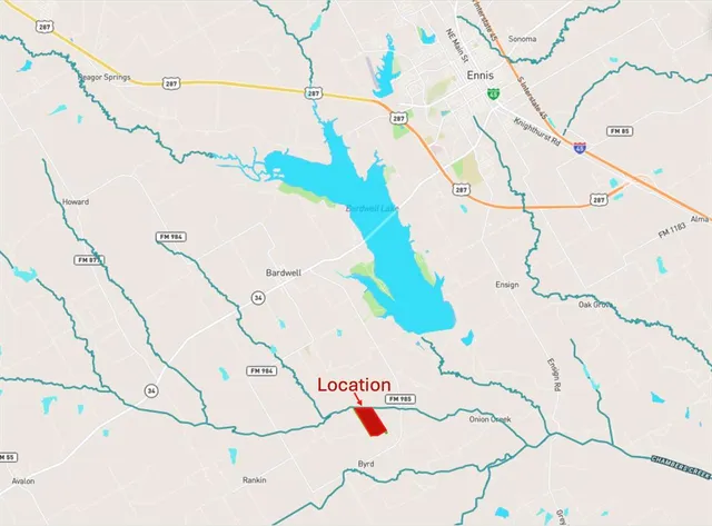 $1,518,387 | Tbd 117-acres South Tbd 117-acres S Anthony Road, Ennis, TX 75119