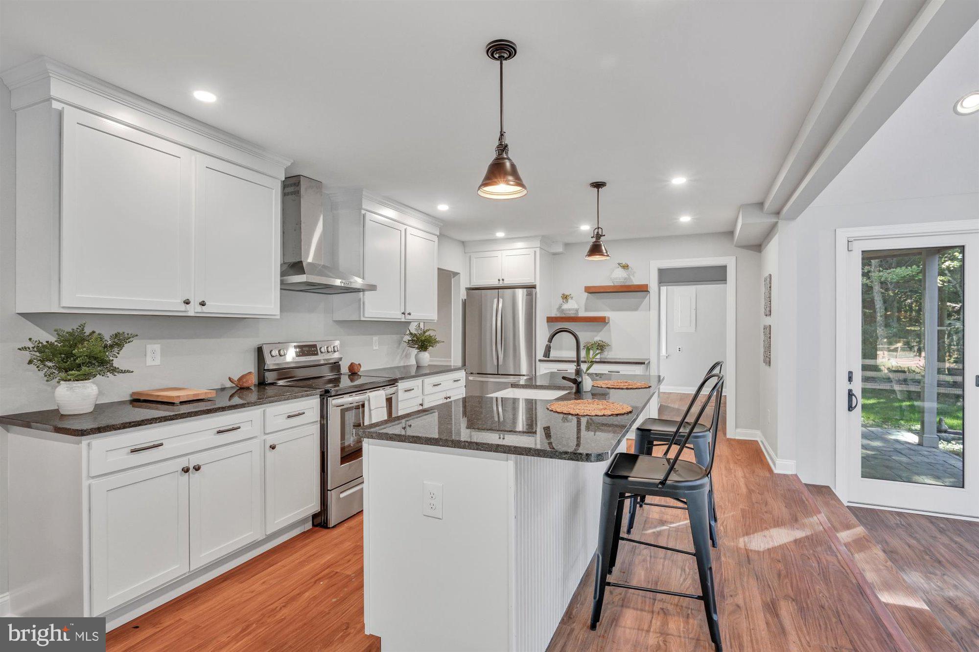 316 Lucas Road Phoenixville, PA 19460 - Photo 7 of 62 Beautifully Renovated Kitchen with Island