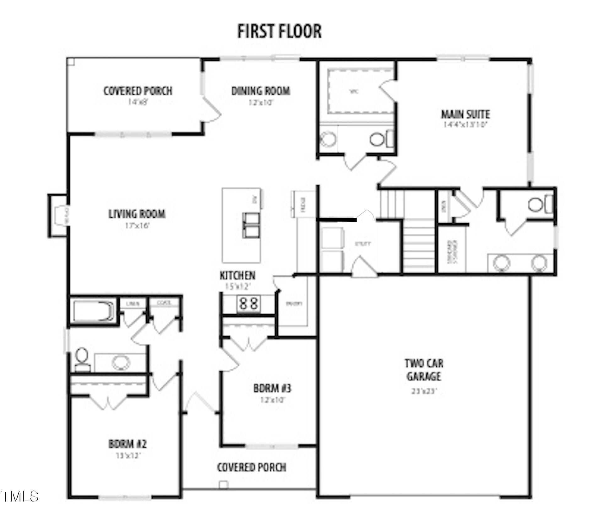 77 Sundrops Trail Dunn, NC 28334 - Photo 10 of 11 First Floor