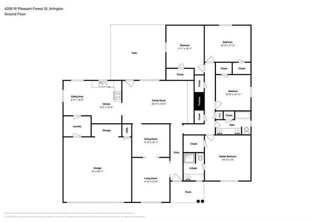 $330,000 | 4209 West Pleasant Forest Street, Arlington, TX 76015
