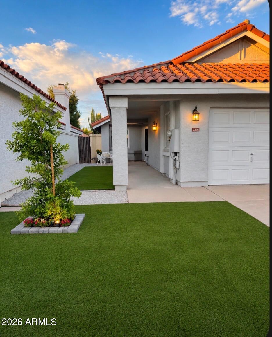 2301 East Santa Rosa Drive Gilbert, AZ 85234 - Photo 2 of 54 house front twilight