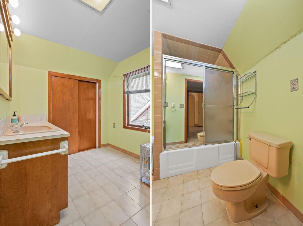 475 Argyle Road Brooklyn, NY 11218 - Photo 25 of 35 a bathroom with a granite countertop sink toilet and shower