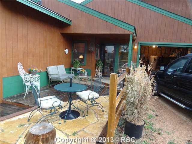 112 Spring Valley Circle Divide, CO 80814 - Photo 19 of 21 Rear deck/patio area