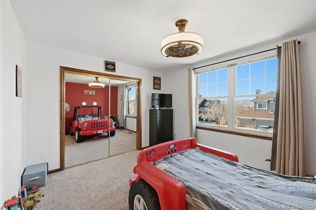 an aerial view of a city with lots of residential buildings