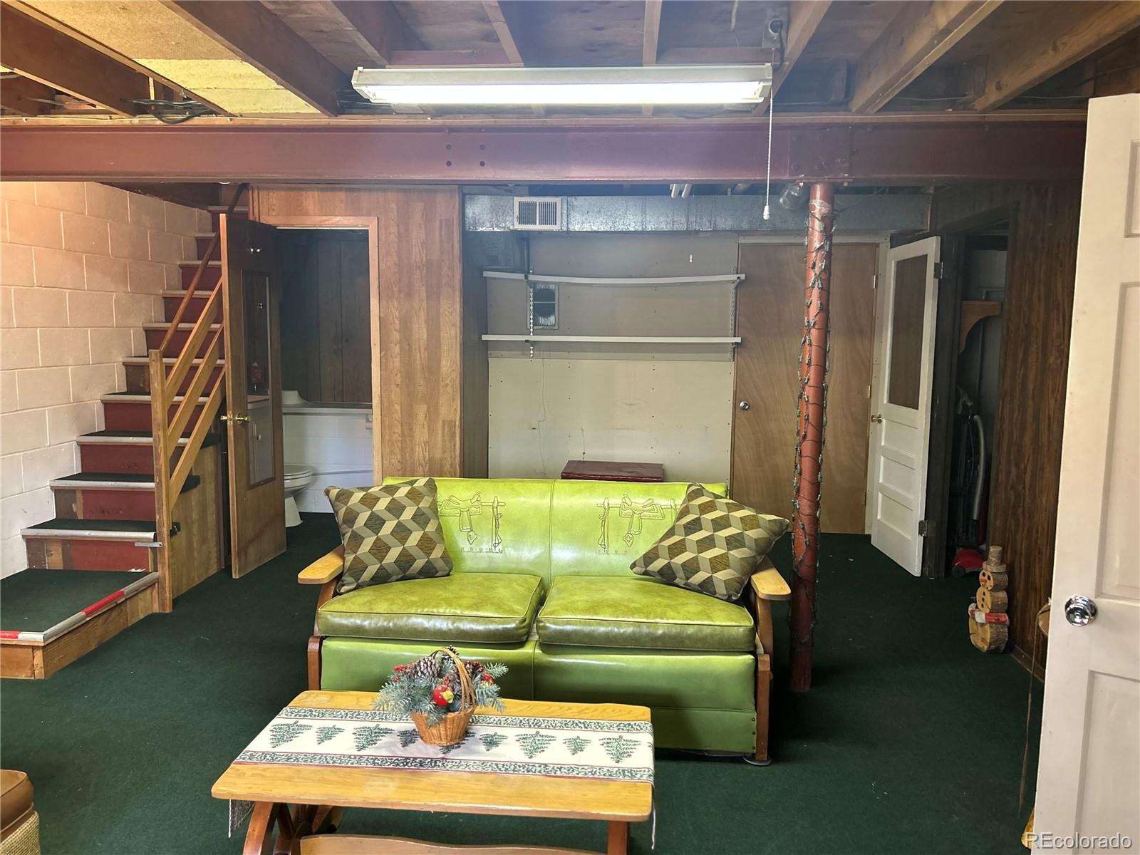 4393 South Pima Road Indian Hills, CO 80454 - Photo 12 of 12 a living room with furniture and a rug