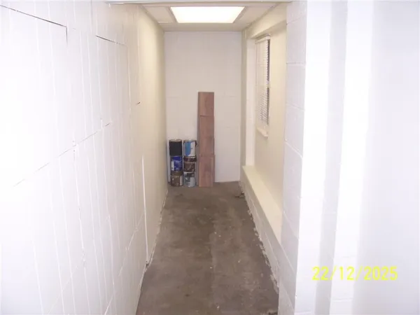 a view of storage and utility room