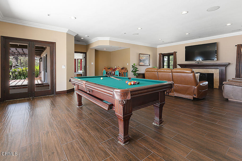 95 Avocado Place Camarillo, CA 93010 - Photo 35 of 74 a room with furniture pool table flat screen tv and windows