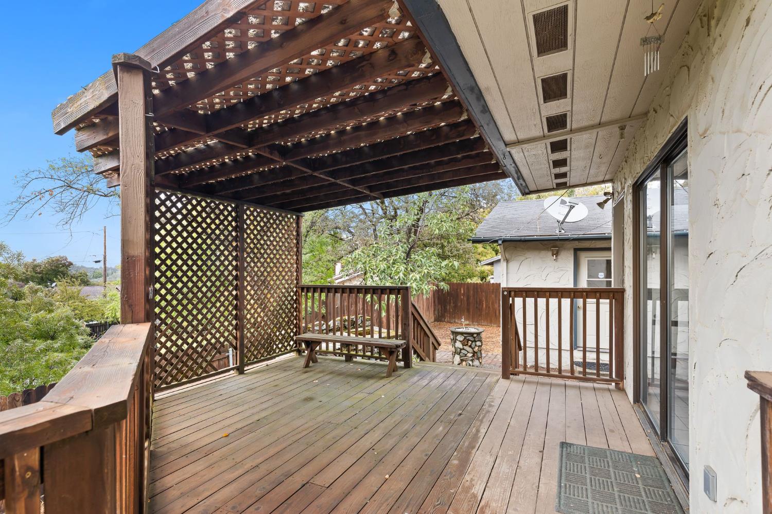 225 Flood Road Auburn, CA 95603 - Photo 25 of 30 a view of balcony with wooden floor