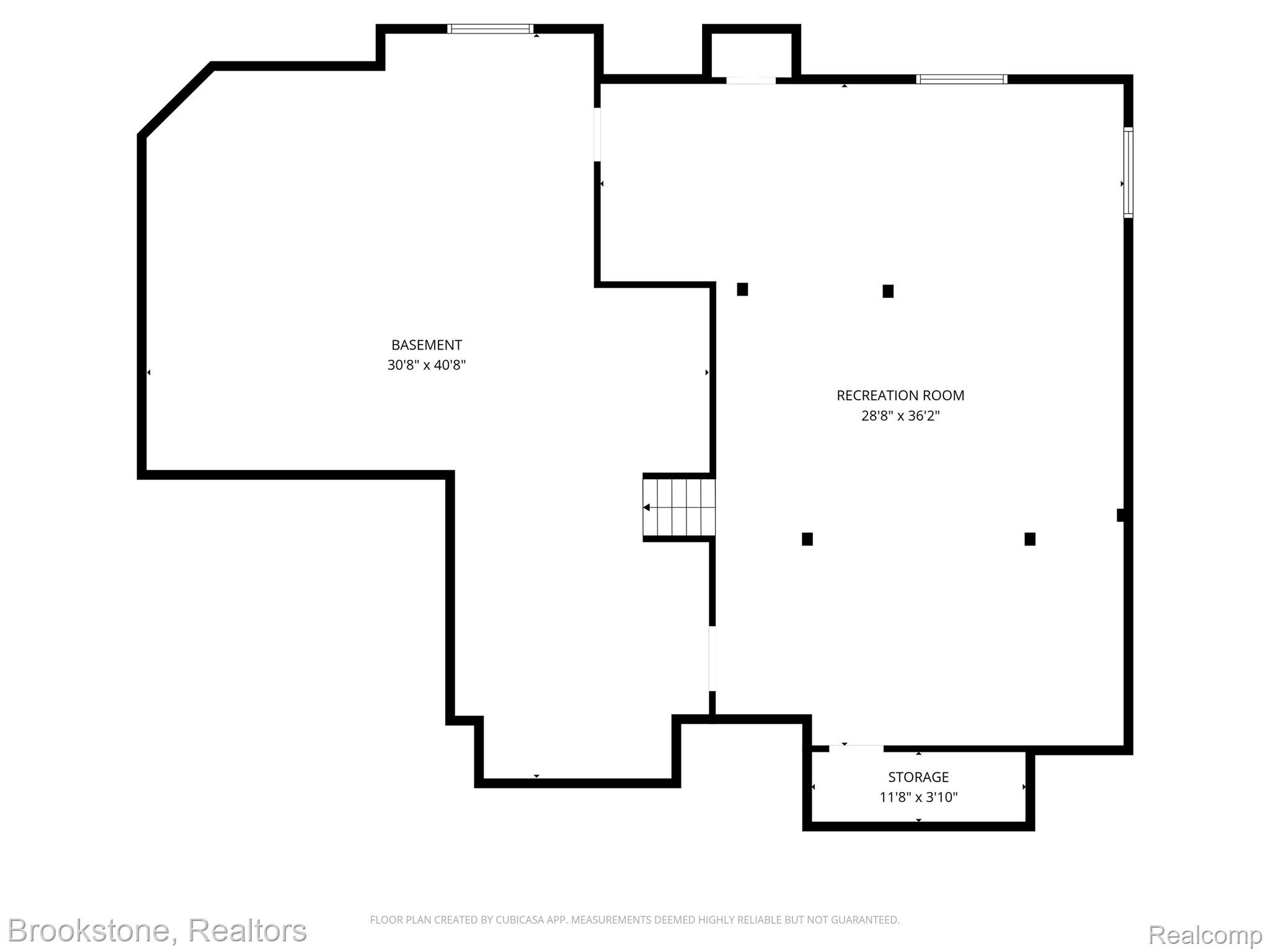 6512 White Lake Road Clarkston, MI 48346 - Photo 68 of 69 Basement Floor Layout and Measurements