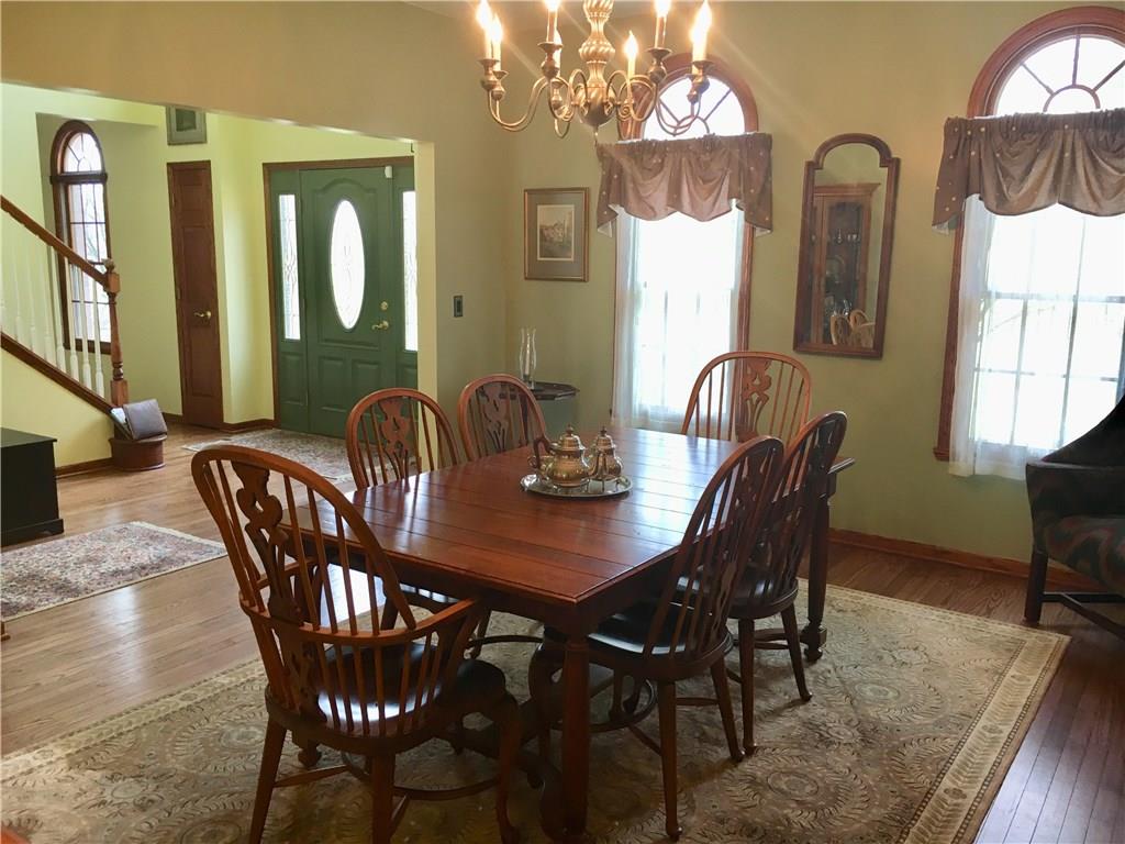 643 Neville Road Beaver, PA 15009 - Photo 5 of 25 The formal dining room has palladian windows and hardwood floors. The formal entry is very welcoming.