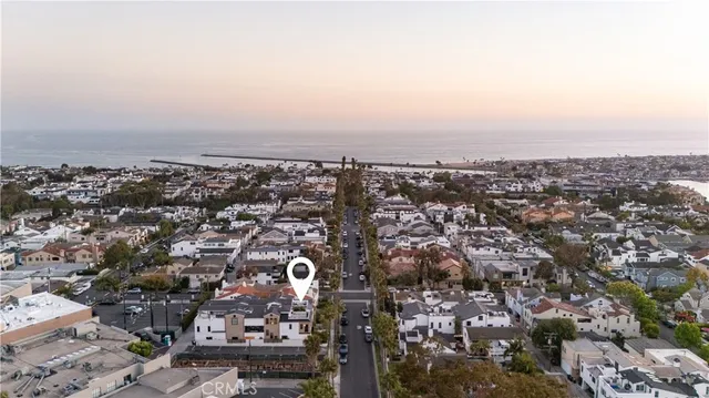 an aerial view of multi story residential apartment building