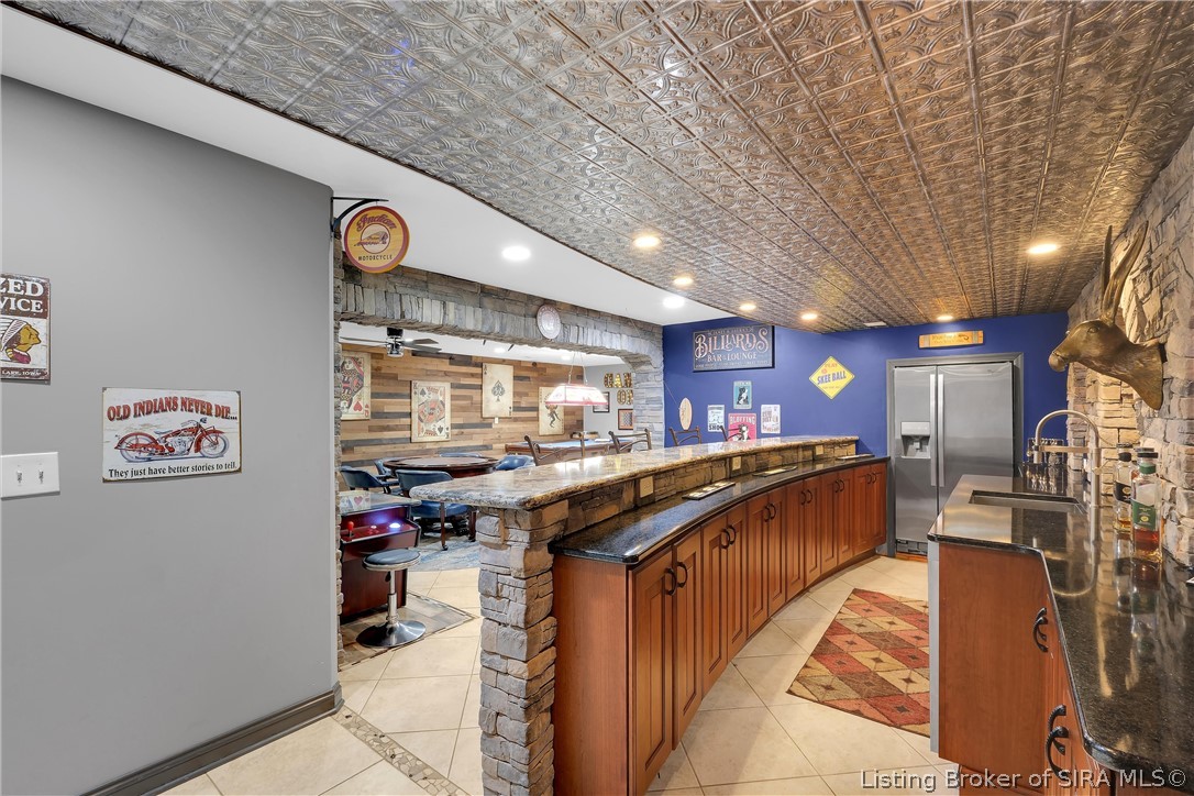 4420 Fox Road Charlestown, IN 47111 - Photo 40 of 94 Lower level bar area