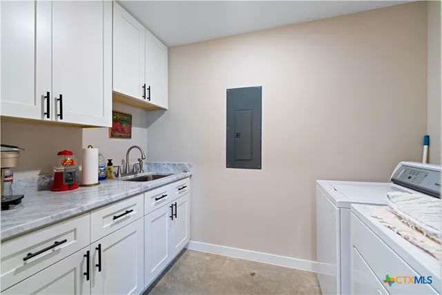 a backyard of a house