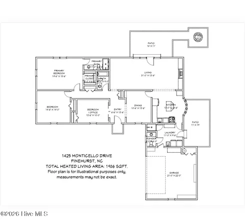 $470,000 | 1425 Monticello Drive, Pinehurst, NC 28374