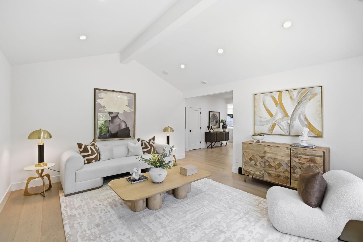 845 Pollard Road Los Gatos, CA 95032 - Photo 21 of 47 a living room with furniture and wooden floor