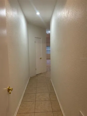 an entryway with hallway