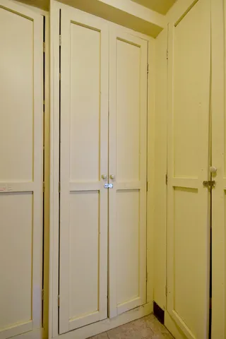 a view of a closet