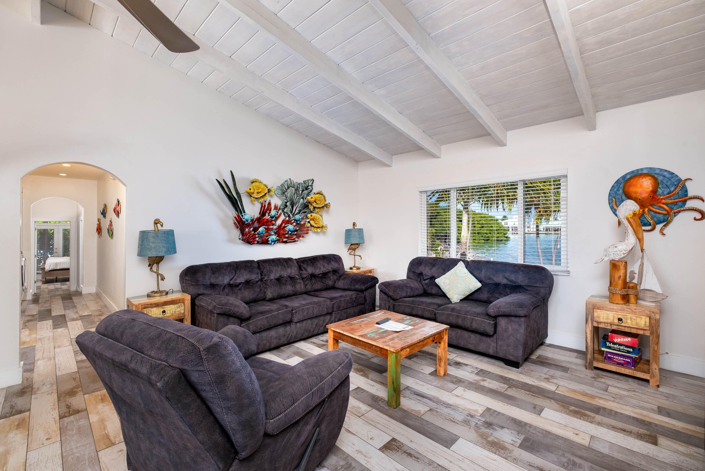 900 101st Street Marathon, FL 33050 - Photo 26 of 64 a living room with furniture and a wooden floor