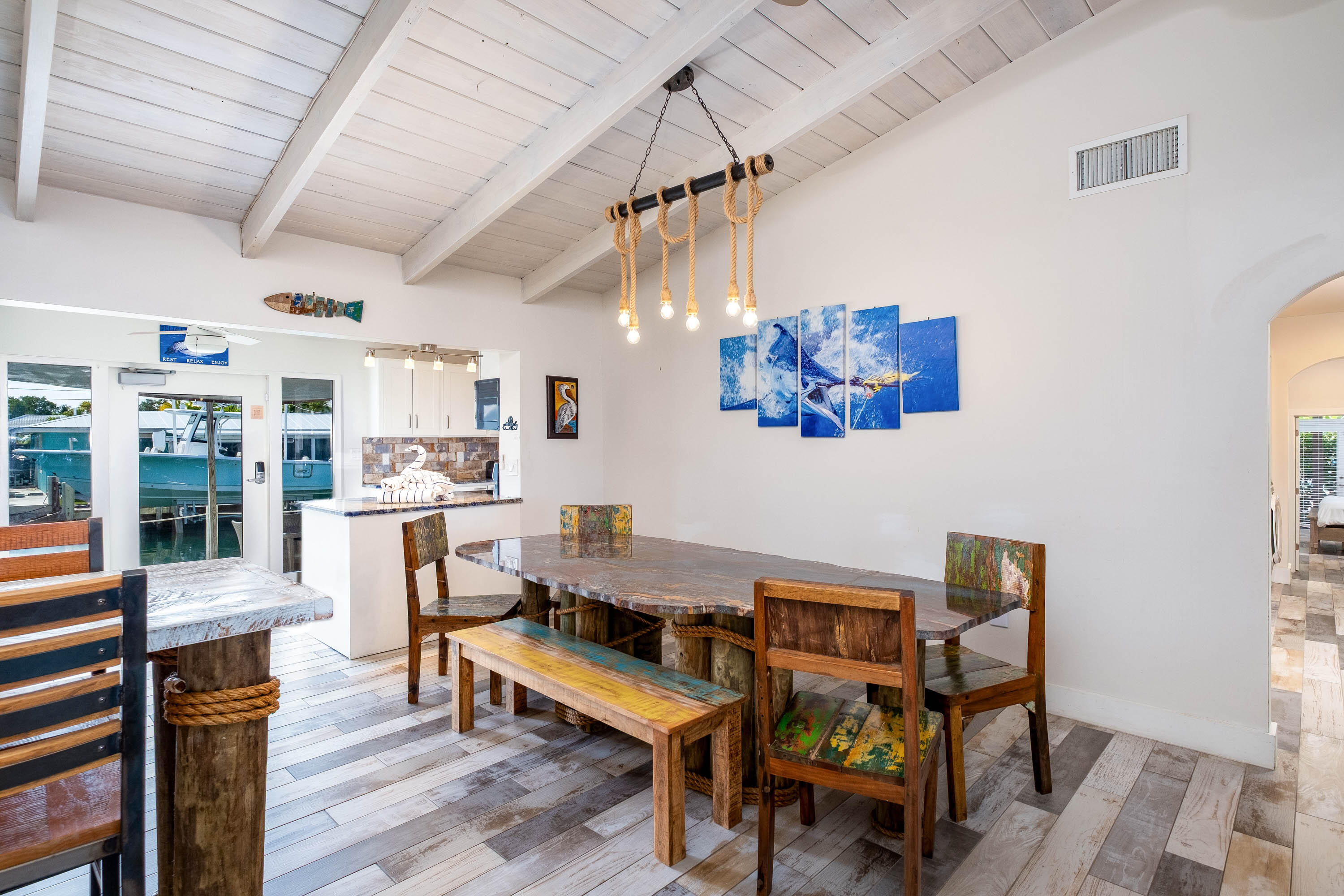 900 101st Street Marathon, FL 33050 - Photo 27 of 64 a workspace with furniture and wooden floor