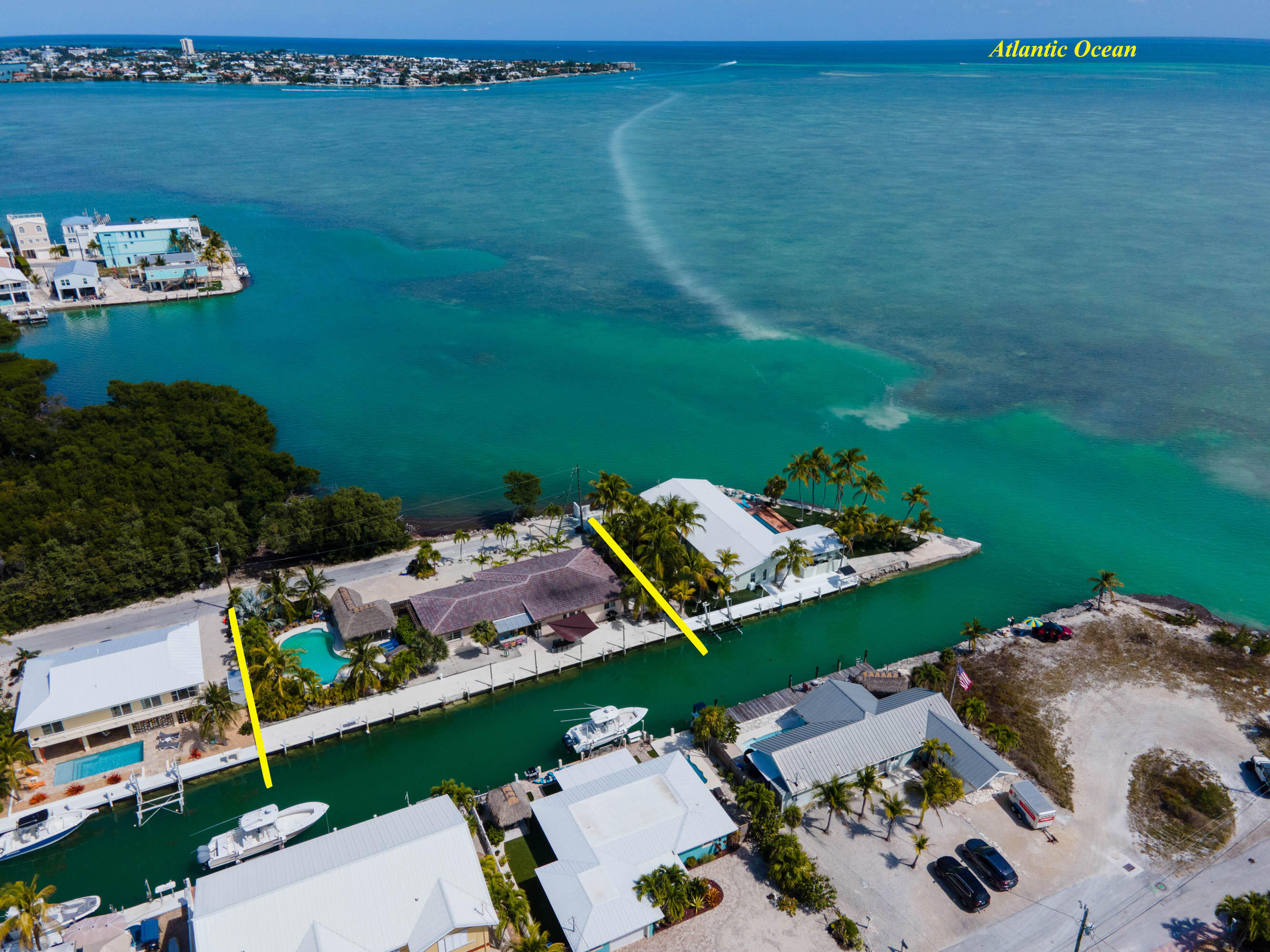 900 101st Street Marathon, FL 33050 - Photo 47 of 64 an aerial view of a house with a ocean view