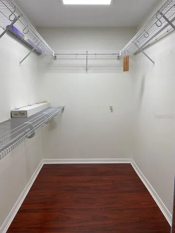 a view of walk in closet