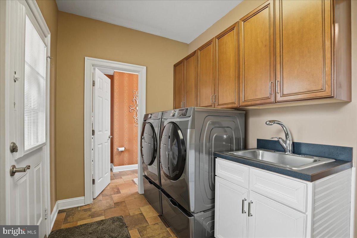 4100 Hidden Creek Road Port Republic, MD 20676 - Photo 50 of 99 Washer and dryer, sink and storage