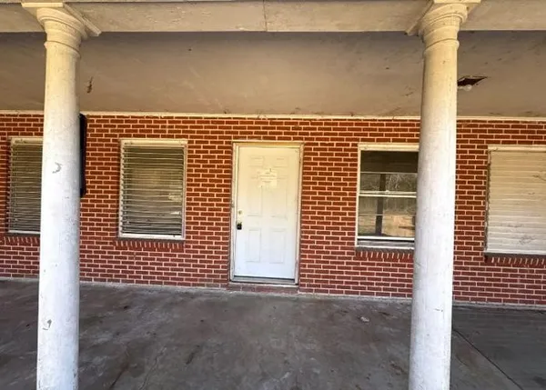 a view of a door with a door