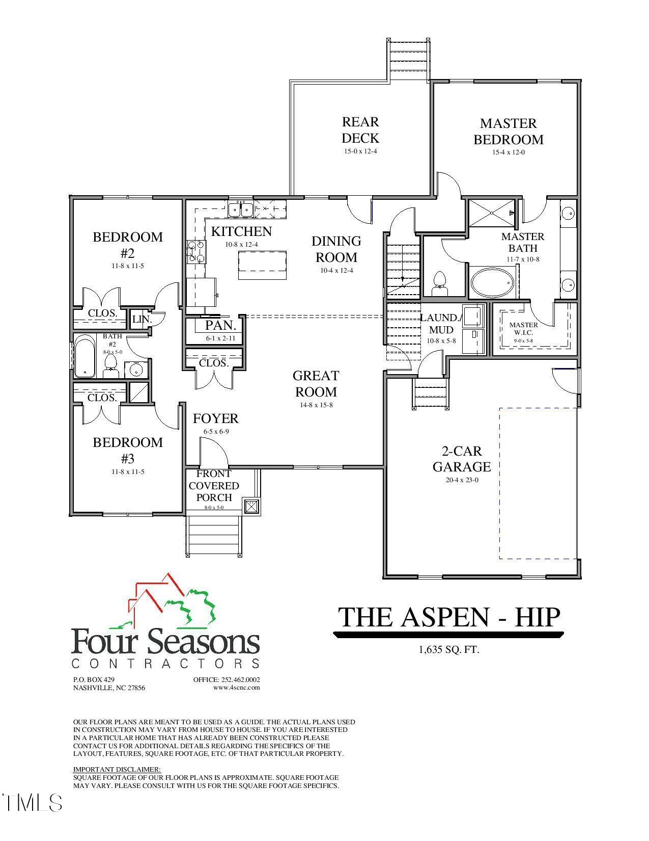 1148 Green Road Spring Hope, NC 27882 - Photo 36 of 37 The Aspen Hip Marketing First Floor