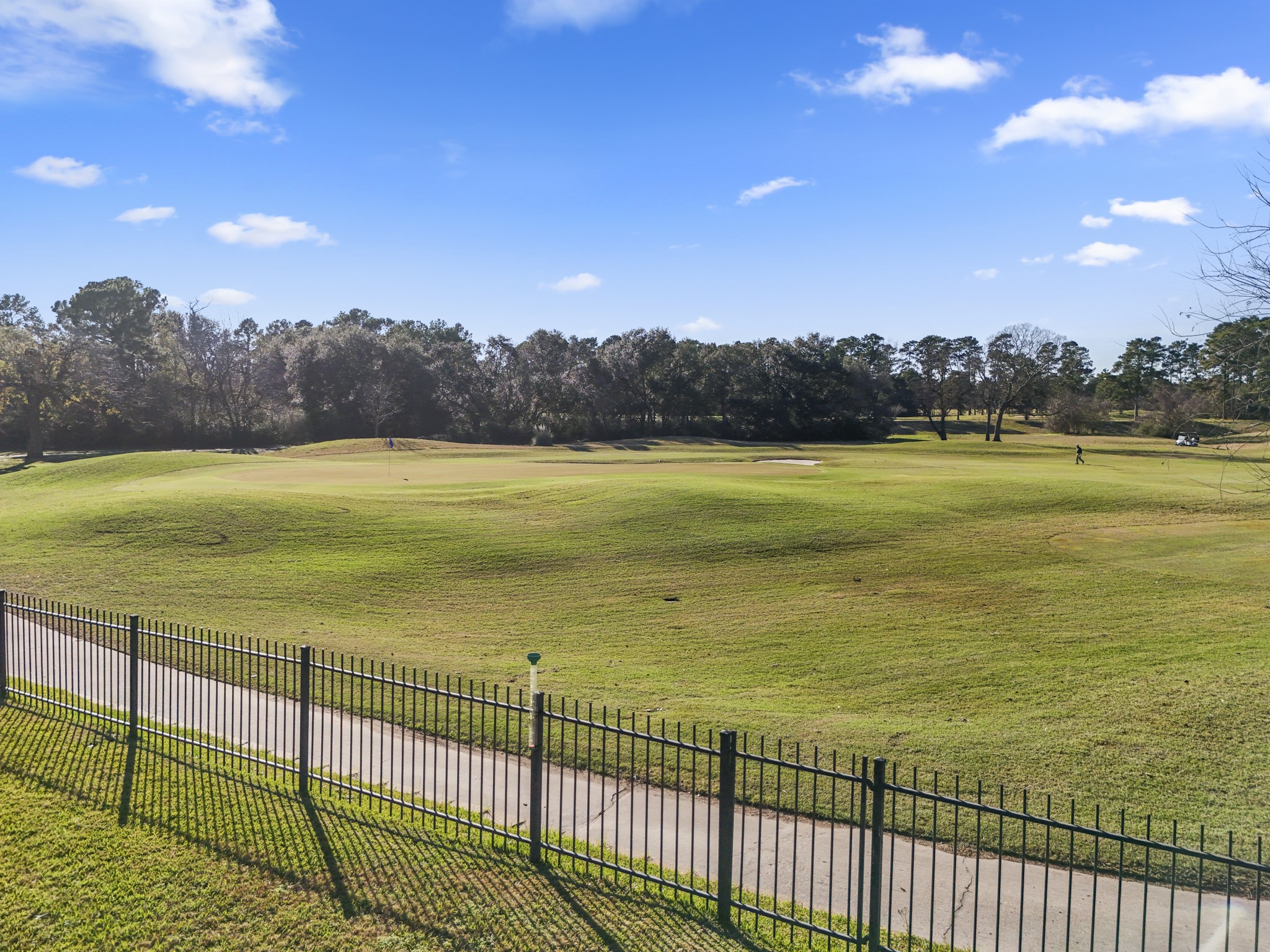 6218 Stone Trail Lane Spring, TX 77379 - Photo 33 of 50 The sellers’ favorite backdrop: peaceful golf course views, frequent birds passing through, and evening sunsets that never get old.