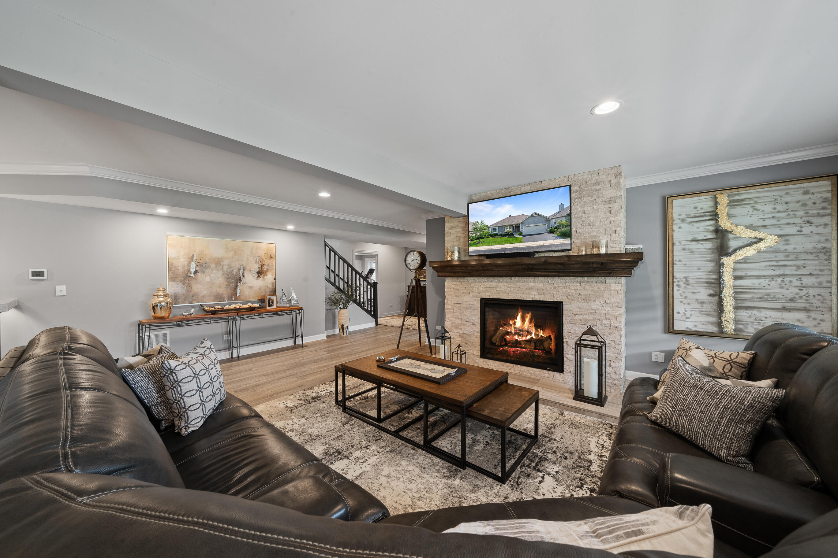 151 Lake Vista Circle, Unit 51 Fontana, WI 53125 - Photo 18 of 80 Finished lower level