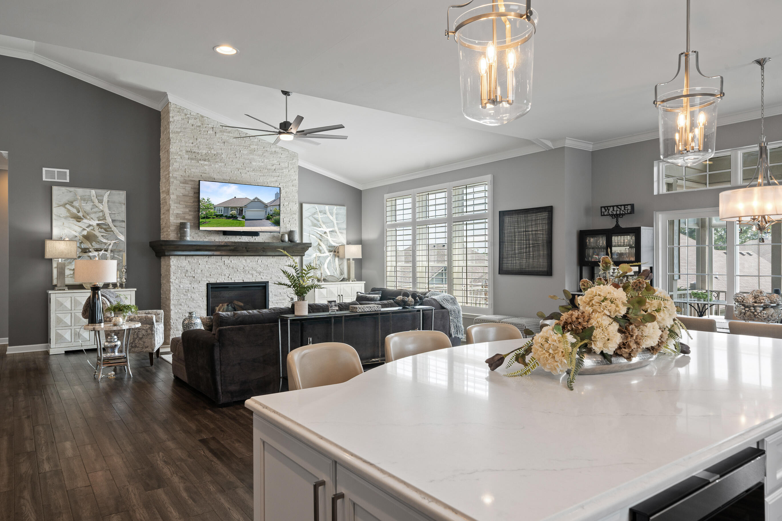 151 Lake Vista Circle, Unit 51 Fontana, WI 53125 - Photo 37 of 80 View from kitchen