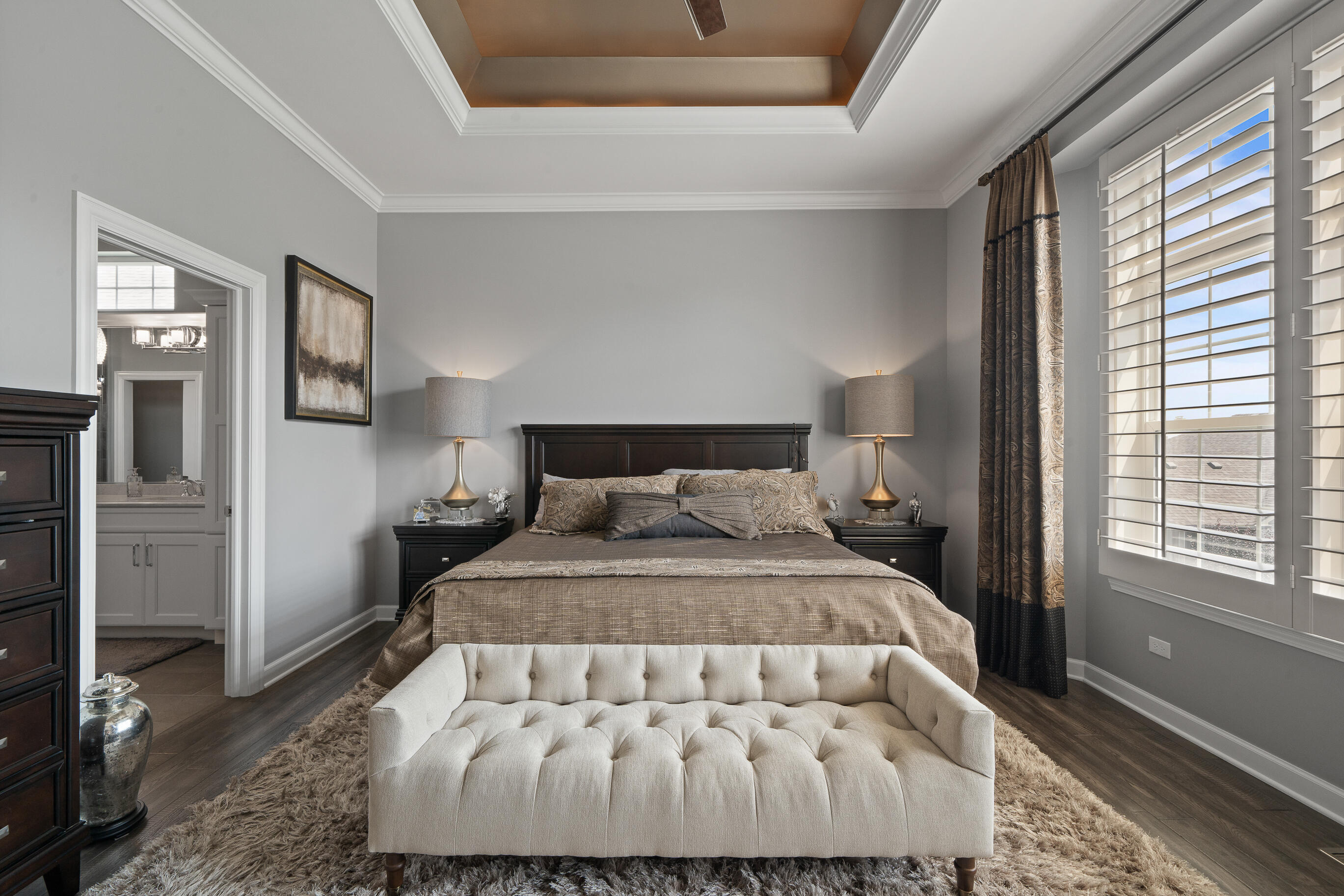 151 Lake Vista Circle, Unit 51 Fontana, WI 53125 - Photo 43 of 80 Primary bedroom