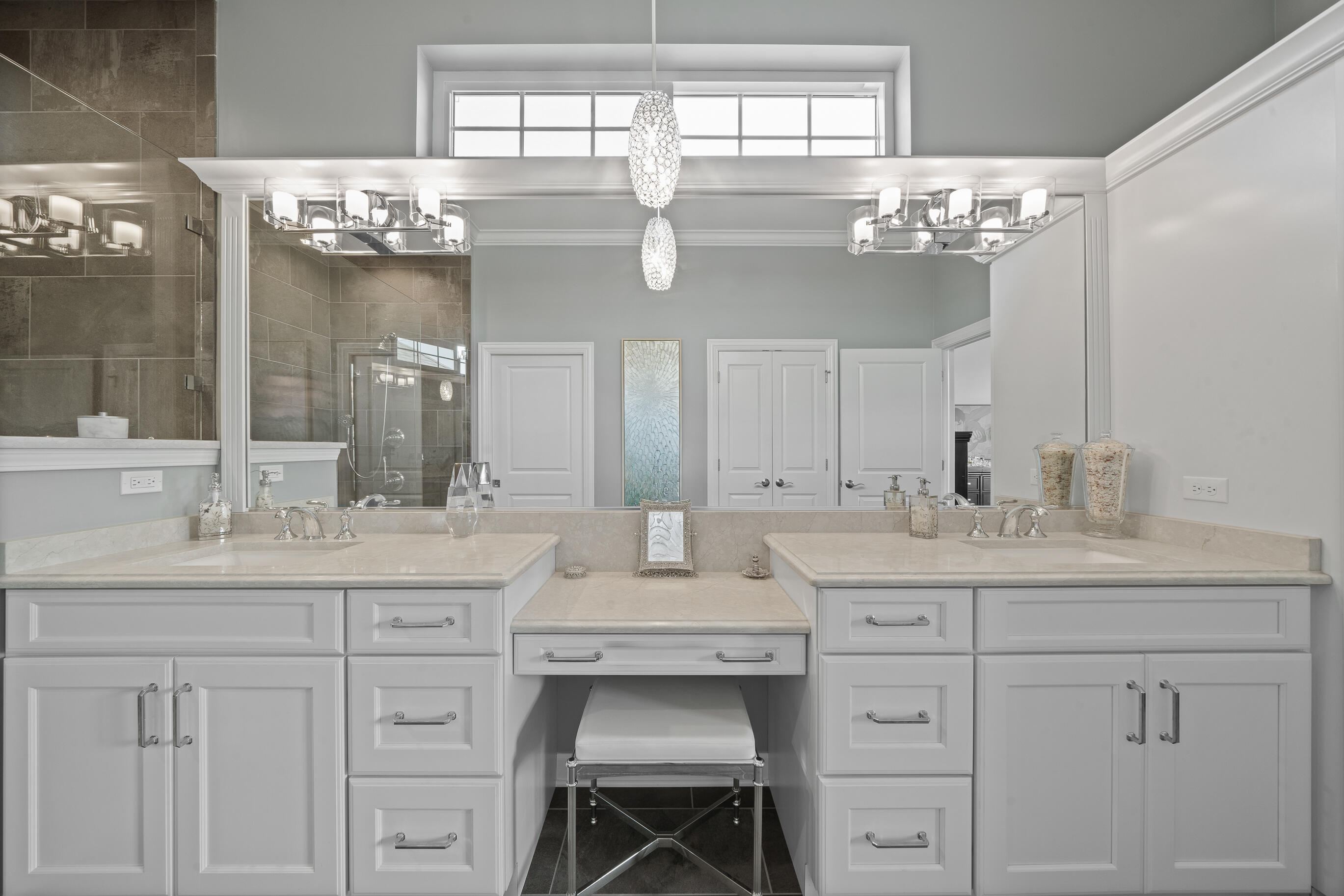 151 Lake Vista Circle, Unit 51 Fontana, WI 53125 - Photo 46 of 80 Generous vanity area