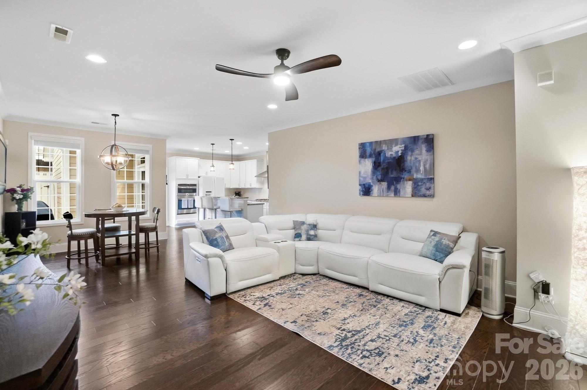 6270 Hove Road Mint Hill, NC 28227 - Photo 4 of 46 a living room with furniture and wooden floor