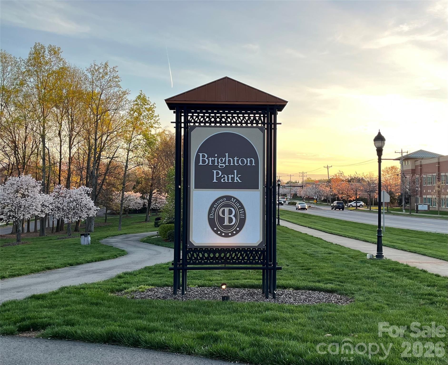 6270 Hove Road Mint Hill, NC 28227 - Photo 42 of 46 a view of a park with welcome board