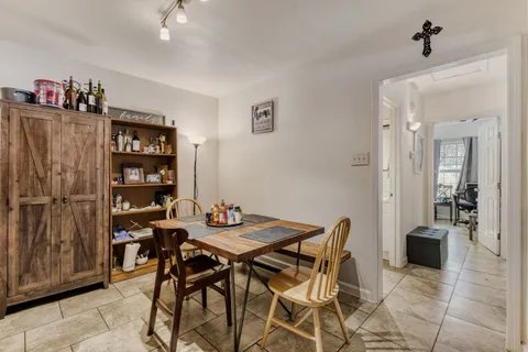 a view of a livingroom and dining room