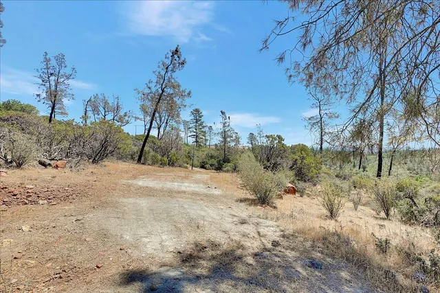 a view of a lake with a mountain