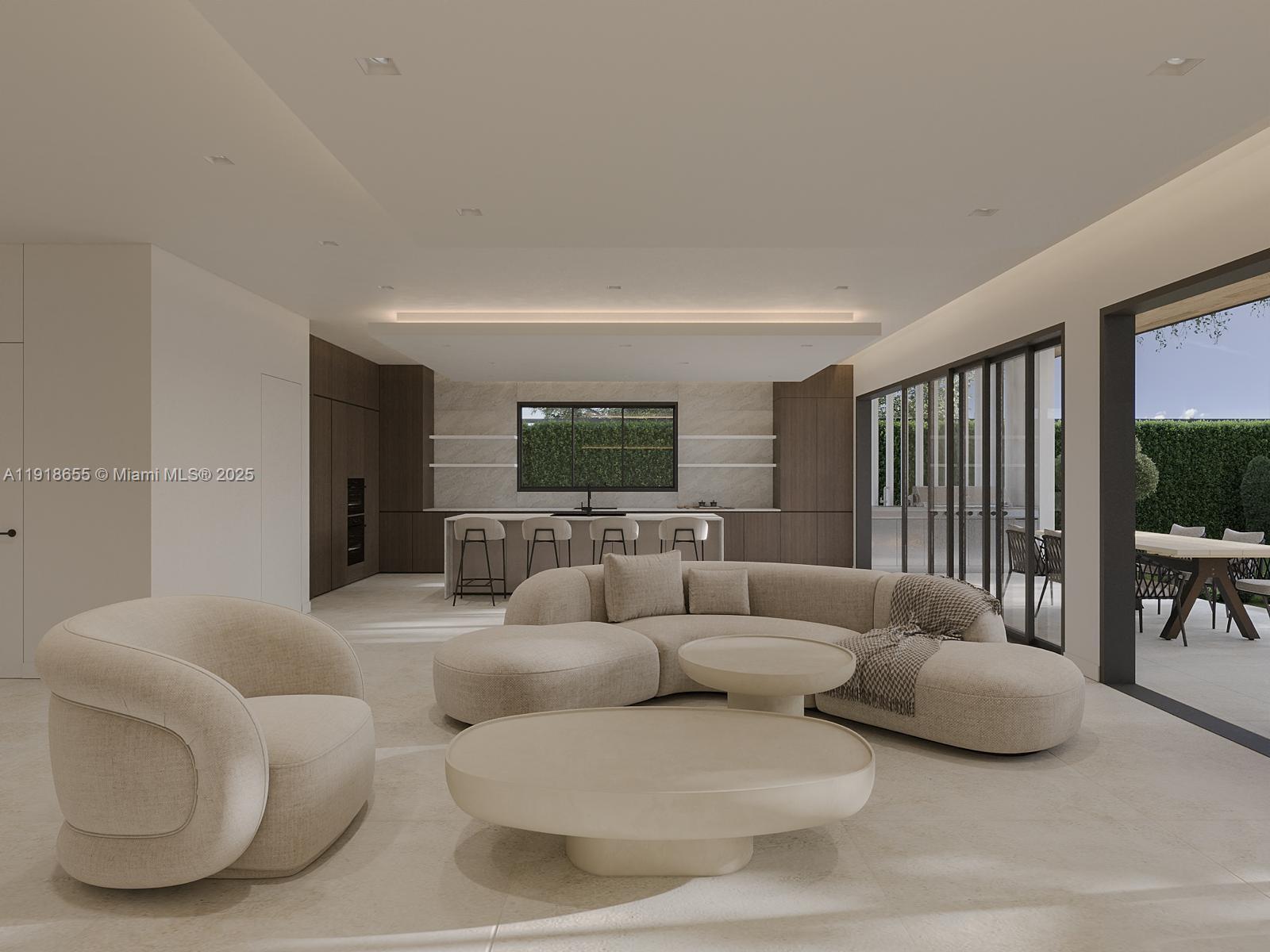 3170 Carter Street Miami, FL 33133 - Photo 12 of 12 a living room with furniture and a flat screen tv