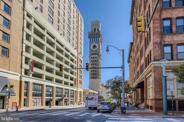 a view of a big building