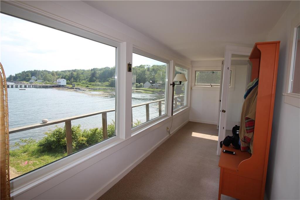 View from inside 3-season porch