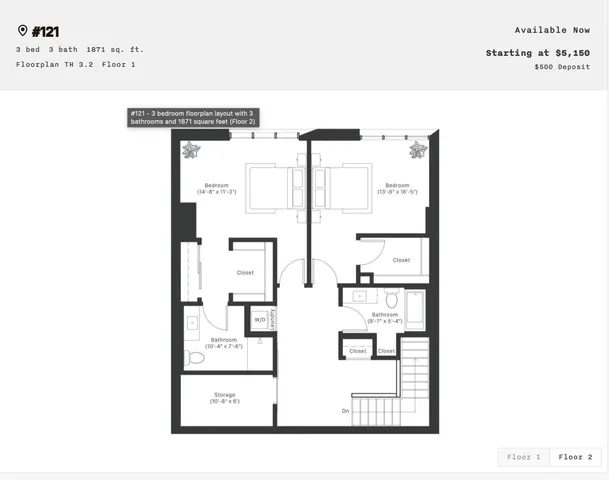$5,150 | 10 South Paterson Street, Unit 121, Madison, WI 53703