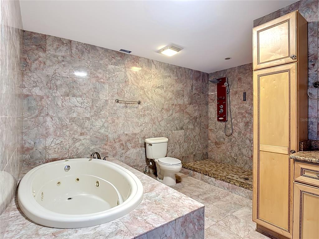 7925 Lake Mabel Loop Road Lake Wales, FL 33898 - Photo 28 of 97 a bathroom with a bathtub and toilet