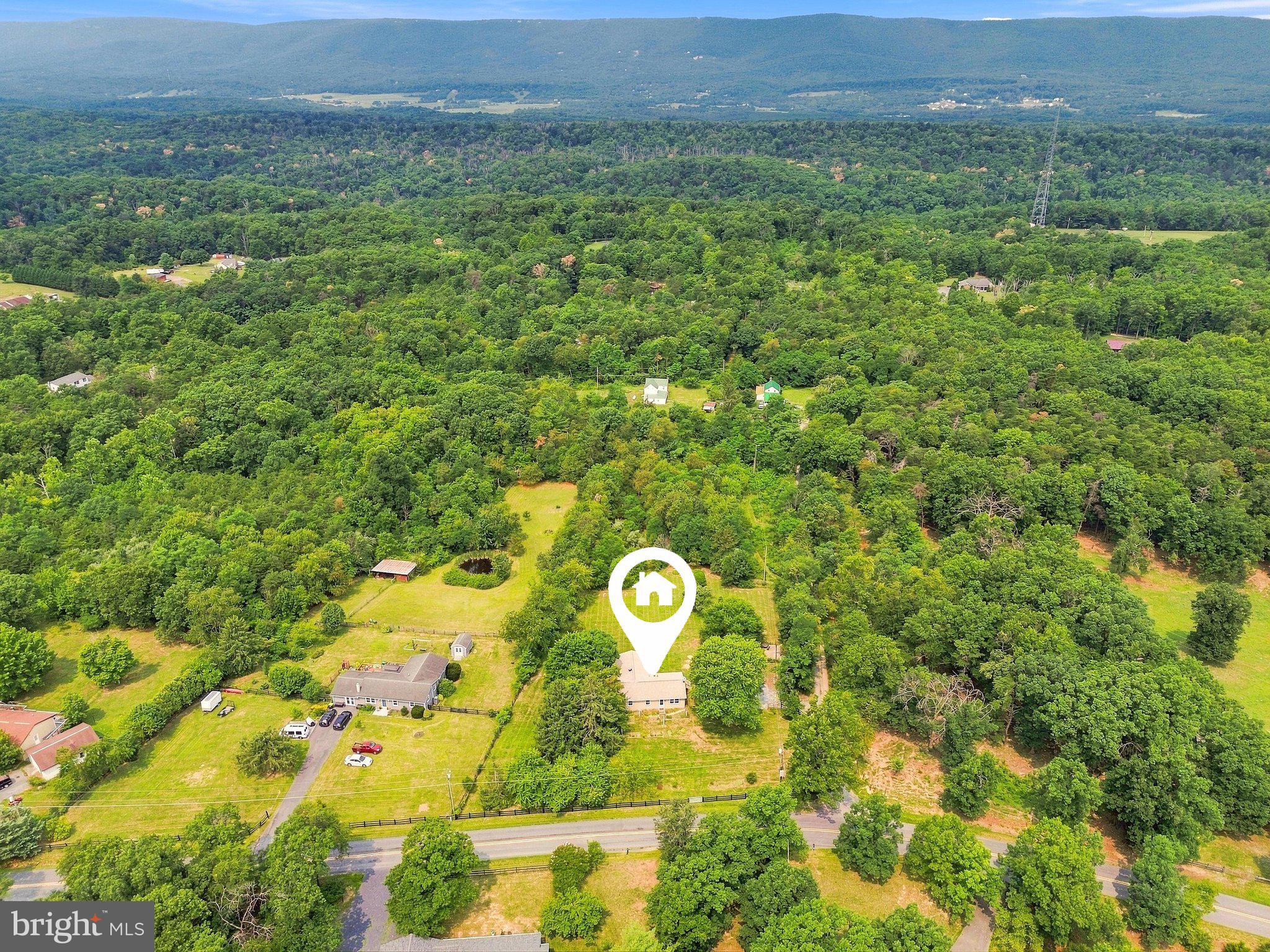 852 McDonald Road Winchester, VA 22602 - Photo 55 of 59 Aerial View looking toward front