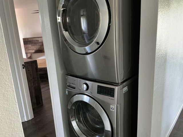 4121 Rice Street, Unit 402 Lihue, HI 96766 - Photo 18 of 20 a close up view of a washer and dryer