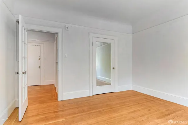 a view of an empty room