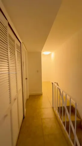 a view of balcony with stairs